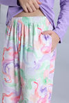 Zivame Knit Poly Pyjama Set - Lavender Fog — thumbnail 6